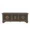 Homeroots 54" Brown Carved Floral Solid Wood Storage Ottoman 565175 - alternate 8