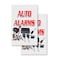Signmission Auto Alarms, A-Frame & 2 Decals Installed, Heavy-Duty Plastic Frame SBHD-D-2436-Auto Alarms - alternate 4