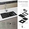 Vigo Stainless Steel 32 in. Single Bowl Undermount Workstation Kitchen Sink with Utility Tier Ledge VG3217K1 - alternate 4