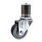 Service Caster 3'' SS Hard Rubber Wheel Swivel 1-7/8'' Expanding Stem Caster SCC-SSEX20S314-HRS-178 - alternate 1