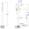 Alfi Brand Brushed Nckl Sgl Lvr Flr Mnt Tub Filler Mixer w Hand Held Shower Head AB2534-BN - alternate 10