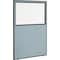 Global Industrial Interion; Office Partition Panel With Partial Window, 48-1/4W x 96H, Blue 695789WBL - alternate 1