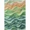 Homeroots 10' X 14' Teal Blue Abstract Washable Indoor Outdoor Area Rug 608081 - alternate 4