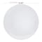 Smarty Had A Party White w/Silver Rim Organic Round Plastic Dinnerware Set (120 Dinner Plates+120 Salad Plates), 240PK 930WHSVP-CASE - alternate 7