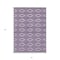 Homeroots 5' X 8' Purple Gray And Ivory Geometric Washable Indoor Outdoor Area Rug 599659 - alternate 7