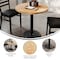 Flash Furniture Bennett 30 in Round Solid Wood Indoor Tabletop in Natural with 18 in Round Dining Height GSF-RD30-NAT-TR18-GG - alternate 9