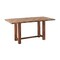 Homeroots 71" Brown Wood Trestle Base Dining Table 631298 - alternate 3