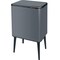 Home-Complete Trash Can 8.7-Gallon Trash Can with Lid, Removable Legs, & 3L Recycling/Compost Bin Odor-Resistant ST-TRSH-GRY - alternate 8