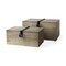 Homeroots Set of Two Brown Solid Wood Box With Lid, 2PK 392592 - alternate 1