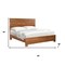 Homeroots Three Piece Brown Solid Wood Bedroom Set 636253 - alternate 5