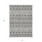 Homeroots 8' X 10' Gray Brown And Ivory Moroccan Washable Indoor Outdoor Area Rug 594331 - alternate 8