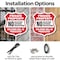 Signmission Private Property Shield Sign No Soliciti, 6 inch X 6 inch, Plastic Sign, 2PK SHI-P-2PACK-6-452 - alternate 5