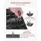 Vevor Decorative Stepping Stones with Stakes 16Pcs 15.5x15.5 in Walkway Pavers Grey, 16PK CP25-16H - alternate 4