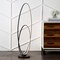 Jonathan Y Looper 47" Metal Modern Contemporary Oval Dimmable Integrated LED Floor Lamp, Black JYL9540A - alternate 6