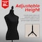 Topmaster Mannequin, Adjustable Height, Durable Foam and Canvas, Wooden Base, Versatile, Black TMMAQTO37 - alternate 10