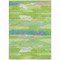 Homeroots 8' X 10' Lime Green And Sky Blue Abstract Washable Indoor Outdoor Area Rug 612518 - alternate 6