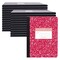 Roaring Spring Case of Assorted Color Comp Notebooks, W Ruled, 100 sht, 15 lb White Paper, 9.75"x7.75", Hard Cover, PK24 77229cs - alternate 1