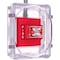 Safety Technology International Audible and Strobe Guard, Polycarbonate, Surface Mount, 6 1/2 in W x 8 1/2 in H x 5 3/4 in D, Clear STI-1221D - alternate 1