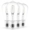 Luxrite Vintage ST19 LED Light Bulb 60 Watt Equivalent, 5CCT 2700K 3000K 3500K 4000K 5000K, 4PK LR21685 - alternate 1