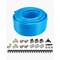 Vevor Air Compressor Line Kit 3/4'' x 300FT HDPE/Aluminum Shop Air Piping System Blue CAP 300ft - alternate 1