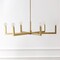 Jonathan Y Darcy 35" 6-Light Grand Modern Industrial Adjustable Geometric Architectural Square-Arm Candle-Style JYL9561A - alternate 8