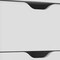 Homeroots 19" White Wood Two Drawer Nightstand 543690 - alternate 8