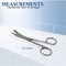 A2Z Scilab Lab Scissors 4.5 inches Sharp/Blunt Curved Blades, Stainless Steel A2Z-ZR-108S - alternate 4