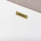 Kingston Brass 67" Acrylic Rectangular Double Ended Freestanding Tub with Drain, Glossy White/Brushed Brass VTSQ672923C417 - alternate 3