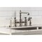 Kingston Brass Bridge Kitchen Faucet with Brass Sprayer, Polished Nickel KS7276BPLBS - alternate 6