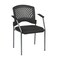 Office Star Products ProGrid Titanium Finish Visitors Chair, Coal 8610-30 - alternate 1