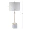 Jonathan Y Dawson 30" Marble/Crystal LED Table Lamp, Brass, 2PK JYL5008A-SET2 - alternate 5