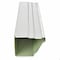 Waterlock Standard 6" Aluminum Gutter Guard, Royal Brown, 1ft Sample WS-6KS-001-RBN - alternate 3