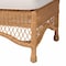 Bali & Pari Brooklyn Bohemian Light Honey Braided Rattan Ottoman Stool 250-13845-ZORO - alternate 5