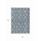 Homeroots 3' X 5' Navy Blue Ivory And Taupe Floral Medallion Washable Indoor Outdoor Area Rug 614605 - alternate 7