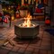 Sunjoy 26 in. Lawrence V.1B Hexagonal Low Smoke Firepit A301050501 - alternate 6