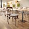 Flash Furniture HERCULES Series Pecan Cross Back Chair with Cushion, PK2 2-XU-X-PEC-NTC-GG - alternate 1