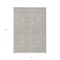 Homeroots 8' X 10' Taupe And Gray Geometric Washable Indoor Outdoor Area Rug 595610 - alternate 5