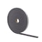 Zoro Select Foam Seal, 17 ft., Gray, Foam 2RRE7 - alternate 5