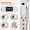 Vevor Shower Panel Tower System 6 Modes Hydroelectricity LED Stainless Steel 8004FL - alternate 4