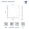 Beyond Led Technology LED Flat Panel, Adj Watt 24W-39W, 5004 Lm, Adj CCT 3500K-5000K, Built-in Battery Backup, 2'X2', 4PK 154199 - alternate 6