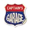 Signmission Captain's Garage, 18 Inch X 18 Inch, Vinyl Decal SHI-D-18-383-CAPTAIN - alternate 1