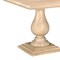 Homeroots 75" Beige Solid Wood Double Pedestal Base Dining Table 554333 - alternate 5