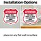 Signmission 24 Hour Surveillance Shield Sign Attenti, 4 inch X 4 inch, Vinyl Decal, 5PK SHI-D-5PACK-4-352 - alternate 5