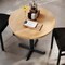 Flash Furniture Bennett 30 in Round Solid Wood Commercial Indoor Tabletop in Natural with 22 in x 22 in Table Height GSF-RD30-NAT-T2222-GG - alternate 4