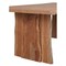 Homeroots 71" Brown Rectangular Solid Wood Dining Table 379798 - alternate 3