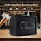 Soulyi 0.5 Cubic Feet Safe Box with Digital Keypad & Keys, For Jewelry Document Cash In Home Office Hotel SFD-03 - alternate 4