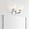 Jonathan Y Marion 12.75" 2-Light Hurricane Metal/Seeded Glass LED Vanity Light, Chrome JYL7433A - alternate 8