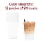 Smarty Had A Party 12 oz. Clear White Disposable Plastic Party Cups, 240PK 512C-WH-CASE - alternate 7