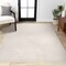 Jonathan Y Hallie High-Low Minimalist Curve Geometric Ivory/Cream 3 ft. x 5 ft. Indoor/Outdoor Area Rug SCN100B-3 - alternate 6
