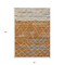 Homeroots 5' X 8' Terra Cotta Beige And Ivory Striped Washable Indoor Outdoor Area Rug 599383 - alternate 7